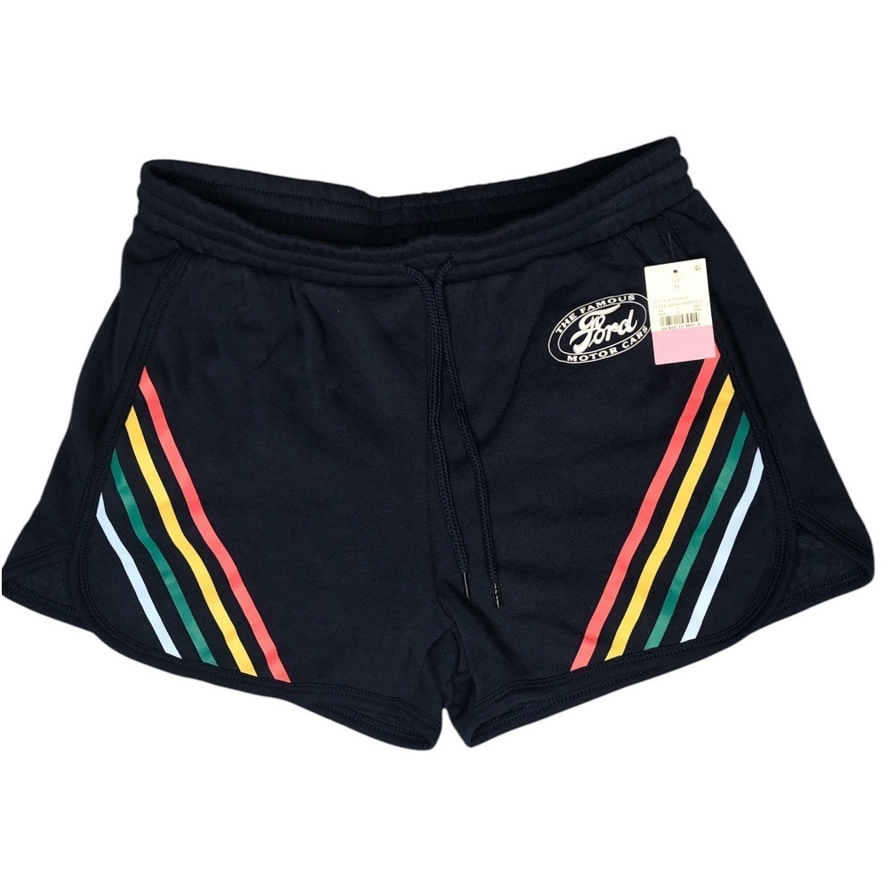 FORD Offical Licensed Navy Jogger Shorts with Pockets | NWT
